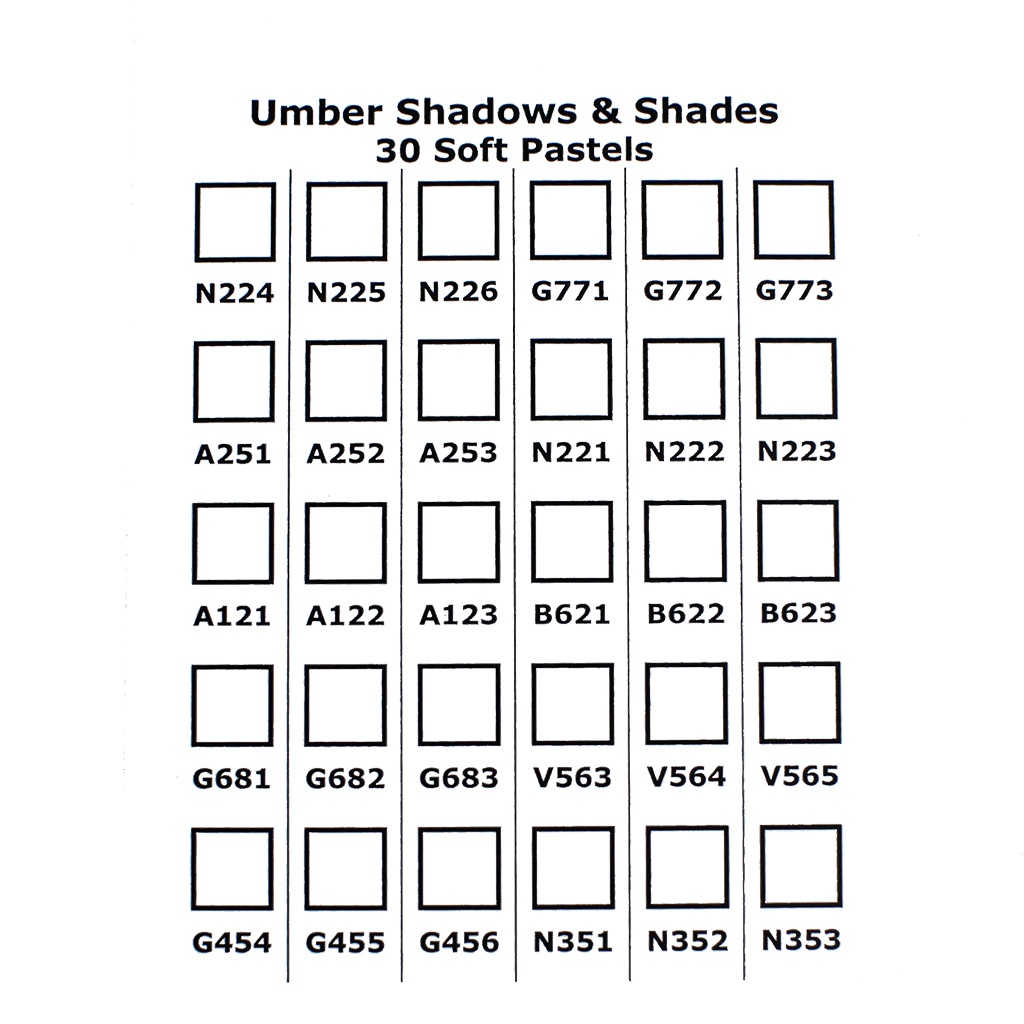 30 Umber Shadows and Shades