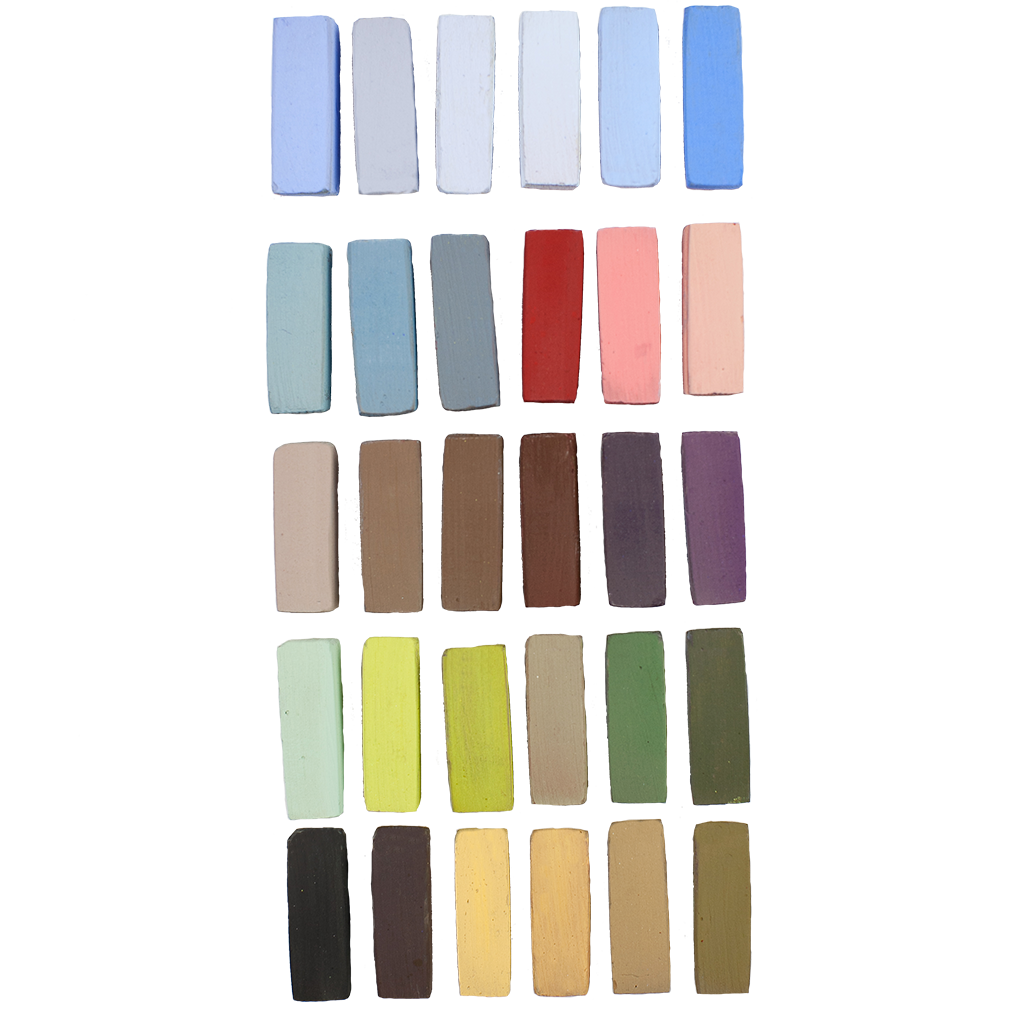 30 Basic Landscape Soft Pastel Set