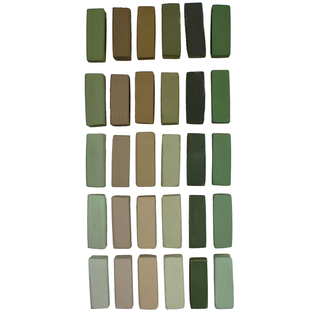 30 Neutral Greens